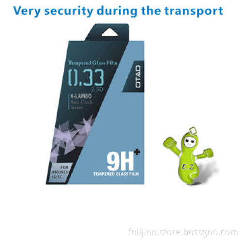 OTAO anti-scratch anti-shock anti-fingerprint tempered glass screen protector for iPhone